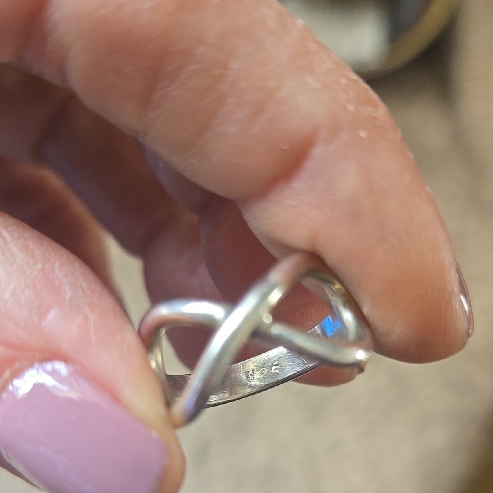 Vintage Silver Infinity Ring